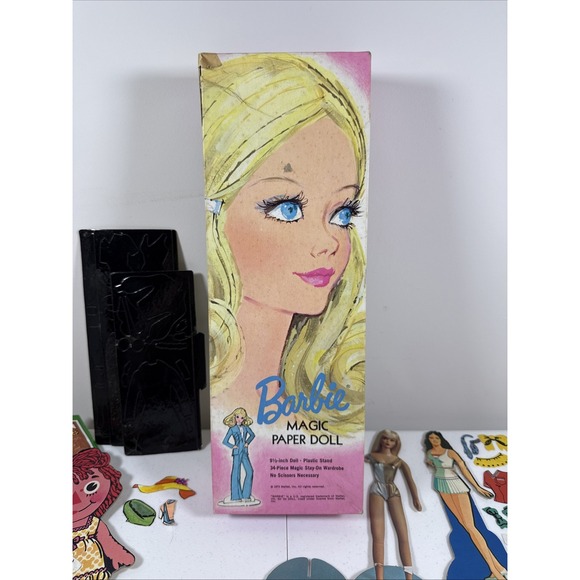 Vintage 1973 Barbie Magic Paper Doll & Clothing Whitman 4322/7209‎ Mattel 9.5" - Picture 11 of 14